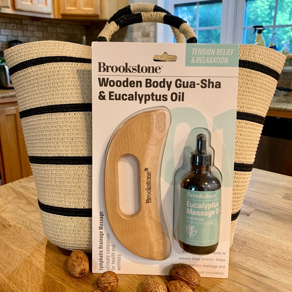 Wood therapy massage tool + Eucalyptus Massage Oil